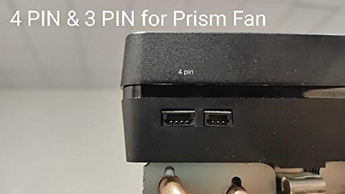 Cable for Wraith Prism LED RGB Cooler Fan from Ryzen 7 2700X Processor AM4/AM2/AM3/AM3+ 4-Pin Connector Copper Base/Alum Heat Sink by TT Racing (Cable Length: 50CM) - LeoForward Australia