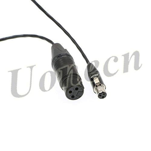  [AUSTRALIA] - Uonecn Mini XLR 3 Pin Female to 3 Pin Female Plug XL2 TA3-F Audio Cable Adapter Camera Video Assist for SD 442 Devices 688/788 20''