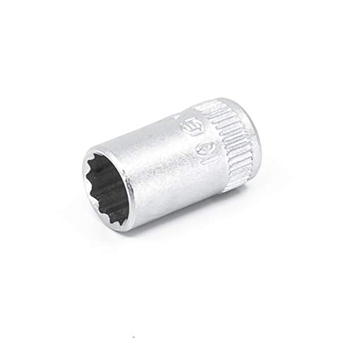 Genius Tools 1/4" Dr. 10mm Hand Socket (12-Point) - 232510 - LeoForward Australia