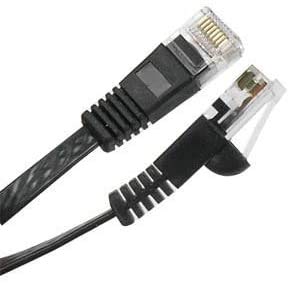  [AUSTRALIA] - InstallerParts (10 Pack) Ethernet Cable CAT6 Cable Flat 3 FT - Black - Professional Series - 10Gigabit/Sec Network/High Speed Internet Cable, 550MHZ 3 Feet (10 Pack)