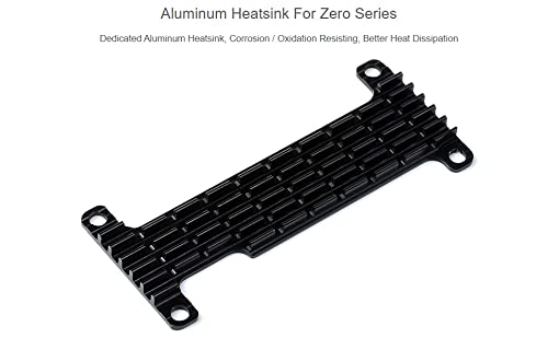  [AUSTRALIA] - waveshare Aluminum Heatsink for Raspberry Pi Zero 2 W/Pi Zero 2 WH/Pi Zero W/Pi Zero WH, Corrosion/Oxidation Resisting, Better Heat Dissipation