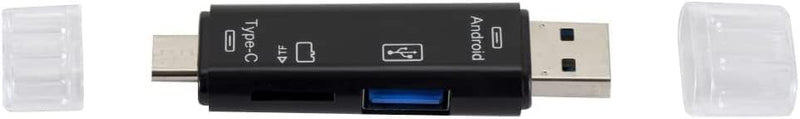  [AUSTRALIA] - 5 in 1 Micro SD Card Reader Adapter Type C Micro USB SD Memory Card Reader Compatible with MacBook Laptop USB 3.0 SD/TF OTG Card Reader