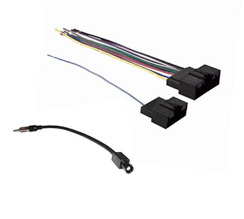  [AUSTRALIA] - Car Stereo Wire Harness and Antenna Adapter Combo to Install an Aftermarket Radio for Select Ford Fiesta, Transit, Transit Connect etc. - See Compatible Vehicles and Years Below