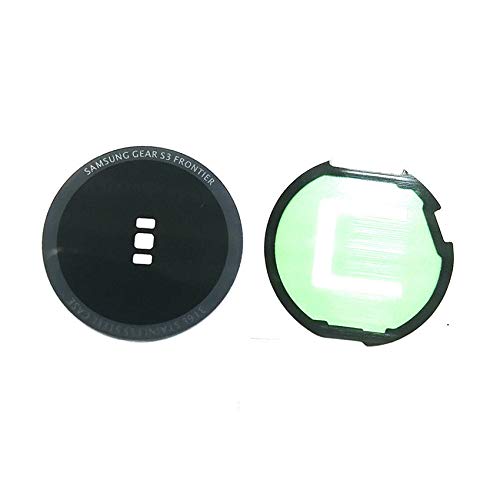  [AUSTRALIA] - Back Battery Cover Case Glass Rear Door Lens with Adhesive Replacement Compatible with Samsung Watch Gear S3 R760 SM-R765