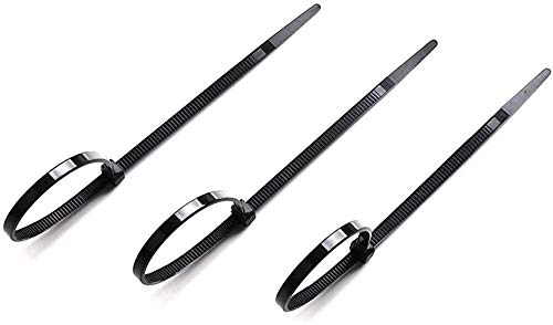  [AUSTRALIA] - Self Locking Wire Cable Zip,1000 Pcs Tie Fasten Wrap 6 Inch Nylon Zip Tie By Magicorange (3X150mm, Black) 3X150mm