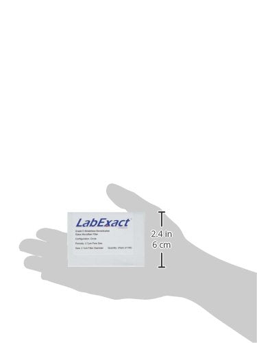 LabExact 1200360 Grade D Glass Microfiber Filter, Binderless Borosilicate Glass, 2.7µm, 2.1cm (Pack of 100) - LeoForward Australia