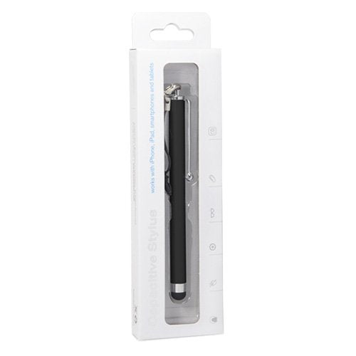 Stylus Pen for Panasonic Toughpad FZ-M1 (Stylus Pen by BoxWave) - Capacitive Stylus, Rubber Tip Capacitive Stylus Pen for Panasonic Toughpad FZ-M1 - Jet Black - LeoForward Australia