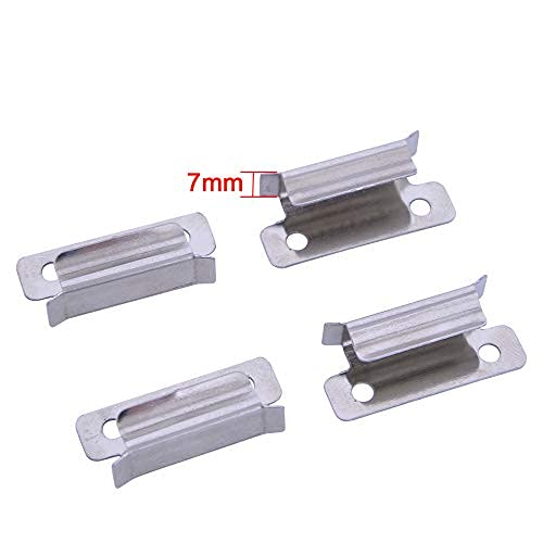  [AUSTRALIA] - Original Ender 3 Pro Bed Clips Clamp 7mm for Creality Ender 3 V2 Ender 3S Ender 5 Pro Ender 7 CR-20 PRO CR-10S Pro 3D Printer Heated Bed Glass Bed Platform (Bed Clips)