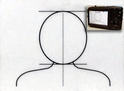  [AUSTRALIA] - Passport Shooting Guide Sticker for Passport Cameras