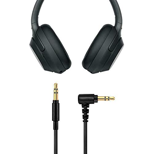  [AUSTRALIA] - Sony Genuine OEM Replacement 3.5mm Cable for WH1000XM3, WH1000XM2 (Approx. 3.94 ft, OFC Strands, Gold-Plated Stereo Mini Plug)