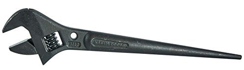  [AUSTRALIA] - Klein Tools 3227 Adjustable Wrench, Spud Wrench for Up to 1-5/16-Inch Nuts and Bolts, 10-Inch, with Tether Hole