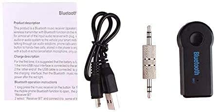  [AUSTRALIA] - Bluetooth Receiver 5.0 Wireless Audio Receiver, 3.5mm Jack AUX car Audio/Wired Headset/Home Stereo System Compatible, can be Connected to Smartphone/Tablet Bluetooth, Hands-Free Compatible Microphone