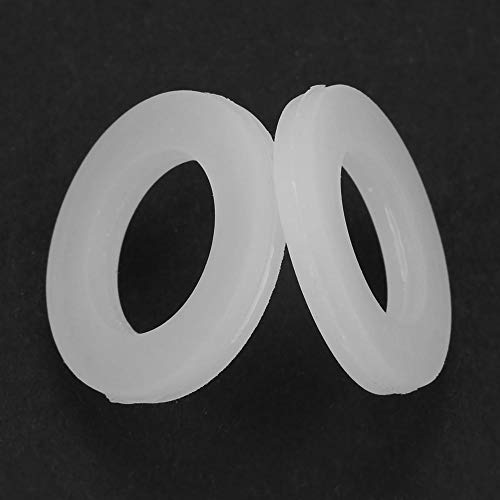  [AUSTRALIA] - White Flat Rubber Seal Washer Ring 12 Pieces Seal Gasket Replacement for Pipe, Water Tap Connection(3/4 inch)