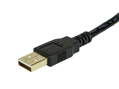  [AUSTRALIA] - Monoprice 15-Feet USB 2.0 A Male to A Female Extension 28/24AWG Cable (Gold Plated) (105435),Black