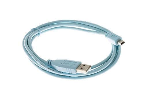 [AUSTRALIA] - Aexus Cisco Console Cable 6 ft with USB Type A to Mini-B CAB-Console-USB=