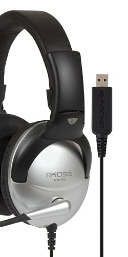 Koss Multimedia Stereo Headphone with USB Plug (SB45 USB) SB45-USB - LeoForward Australia