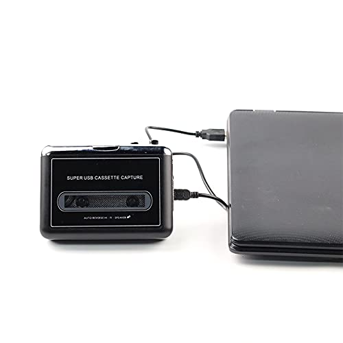  [AUSTRALIA] - Updated Cassette to MP3 Converter-USB Cassette Player from Tapes to MP3 with External Speaker-Convert Walkman Tape Cassettes to Digital Files- Compatible with Laptop and PC-USB Cable