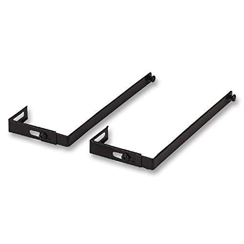  [AUSTRALIA] - Officemate Universal Partition Hanger Set, Adjusted to fit panels with 1 1/4 inch to 3 1/2 inch thickness, Metal Black (21460)