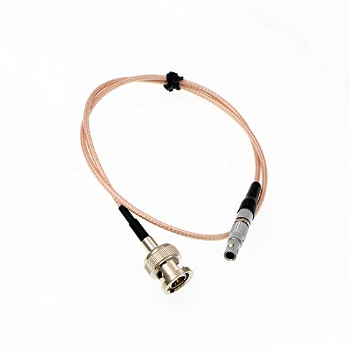  [AUSTRALIA] - Uonecn Timecode Audio Cable 4 pin Male Nor1438 to BNC Plug for Red Epic Scarlet