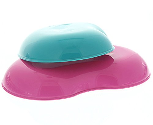  [AUSTRALIA] - Kosmetex kidney bowl made of plastic, food-safe, disinfectable, autoclavable, assorted colors, 4x pink