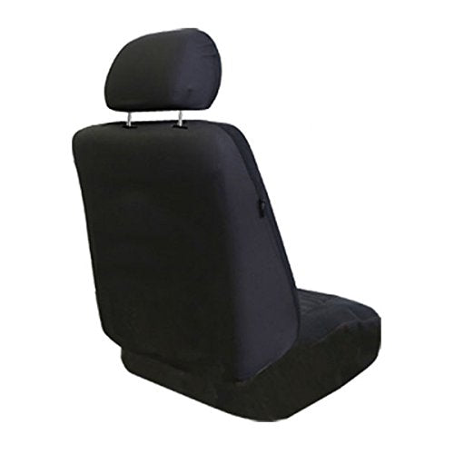  [AUSTRALIA] - FH Group Universal Fit Flat Cloth Pair Bucket Seat Cover, (Orange/Black) (FH-FB050102, Fit Most Car, Truck, Suv, or Van) Orange/Black