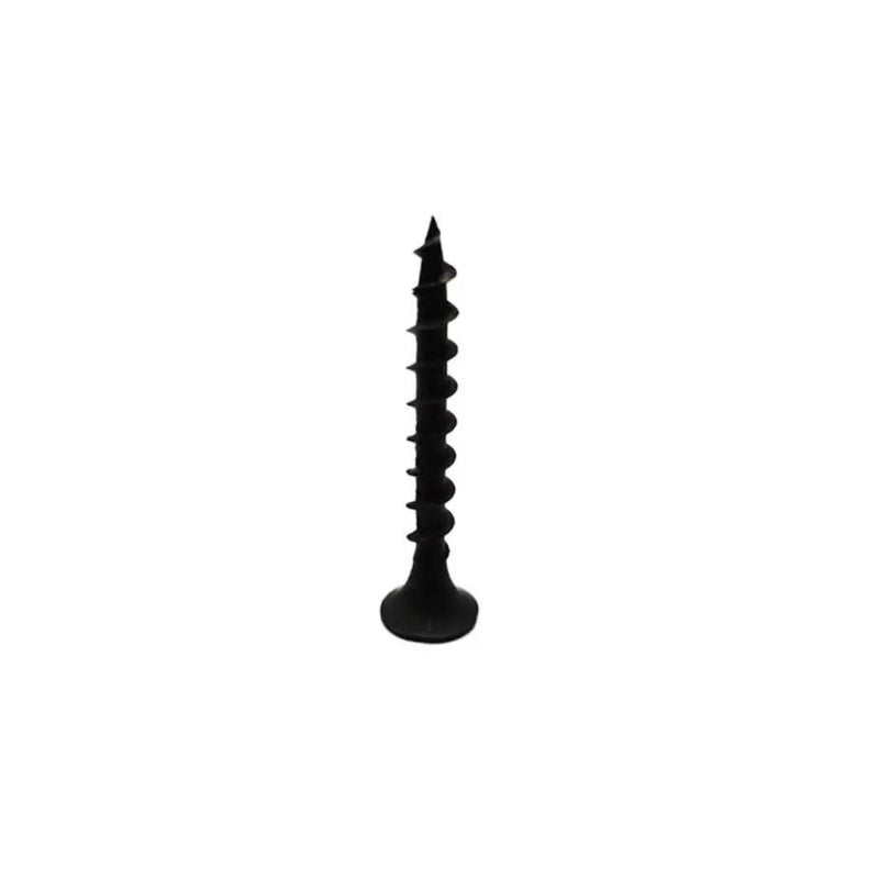  [AUSTRALIA] - MR SCREWS #6 x 1-1/4" Drywall Screws 280PCS Coarse Thread Wood Screws 1 LBS Flat Truss Head Self Tapping Screws Black Phosphate Coated Stainless Fast Self Tapping LZ-003 #6x1-1/4"