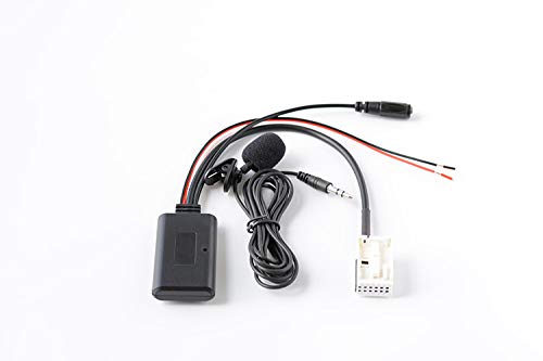  [AUSTRALIA] - Car Bluetooth Audio Cable | 12-pin Stereo Music Interface Adapter Compatible with BMW Sedan Touring Coupe Cabriolet E61 E62 Series 5, 6 – E60 E63 E64 and Mini R50 R53 JC