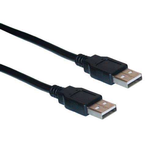  [AUSTRALIA] - High Speed USB 2.0 A Male - A Male Lead Cable Lead Plug to Plug Black by Master Cables®