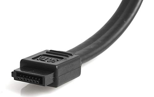 StarTech.com 6 ft Shielded eSATA to SATA Cable - SATA to eSATA cable - SATA (R) to eSATA (R) - 6 ft - black - SATA2ESATA6 - LeoForward Australia