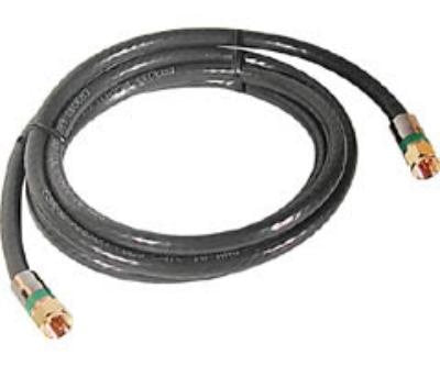  [AUSTRALIA] - Zenith ZDS-5202 Quad Shield RG6 Video Cable with Connectors - 6 Feet