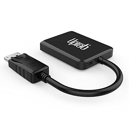  [AUSTRALIA] - UPTab DisplayPort to Dual HDMI 4K 60Hz Adapter Multi Monitor Splitter, Converter Multi-Stream Transport (MST) Hub, DP to 2X HDMI 2.0 (DisplayPort to Dual HDMI)