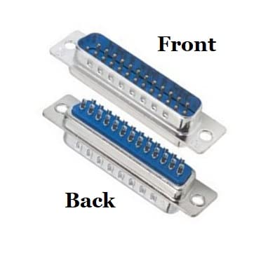  [AUSTRALIA] - CompuCablePlusUSA.com Best DB25 Male Solder Cup Connector DIY Kit Includes Solder Cup Connector, 90 Degree Angle Metal Hood, Strain Relief Grommet and Screws. (DB25 Male)