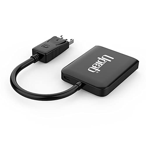  [AUSTRALIA] - UPTab DisplayPort to Dual HDMI 4K 60Hz Adapter Multi Monitor Splitter, Converter Multi-Stream Transport (MST) Hub, DP to 2X HDMI 2.0 (DisplayPort to Dual HDMI)