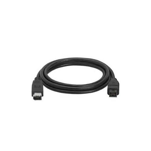 StarTech.com 6 ft IEEE-1394 Firewire Cable 9-6 M/M - IEEE 1394 Cable - 6 pin FireWire (M) to FireWire 800 (M) - 6 ft - Black - 1394_96_6 Firewire 800 to 400 - LeoForward Australia