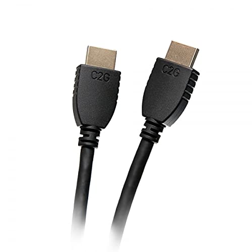 C2G HDMI Cable, 4K, High Speed HDMI Cable, Ethernet, 60Hz, 1.5 Feet (0.45 Meters), Black, Cables to Go 50606 - LeoForward Australia