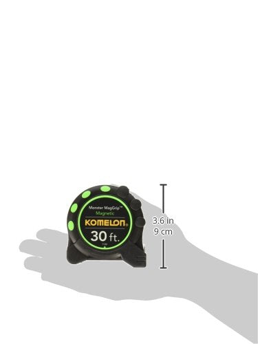  [AUSTRALIA] - Komelon 7130 Monster Maggrip 30' Measuring Tape with Magnetic End 30ft - Blade