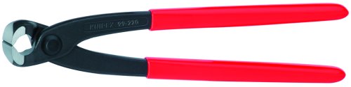  [AUSTRALIA] - KNIPEX Tools - Concreters' Nippers, Plastic Coated (9901220), 8-3/4 inches