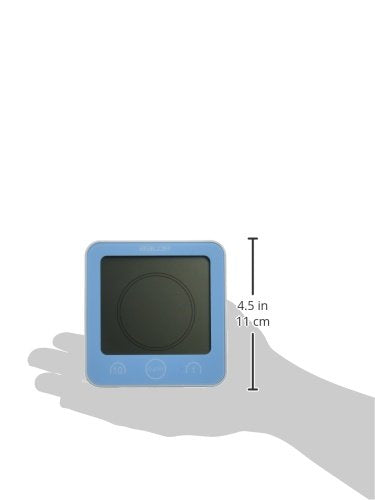  [AUSTRALIA] - BALDR LCD Waterproof Shower Clock, Blue