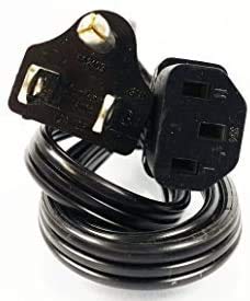  [AUSTRALIA] - Dell 3-Prong Computer Power Supply Cord For Computers, & Monitors - Standard US Outlet (YVL-PN-1874571)