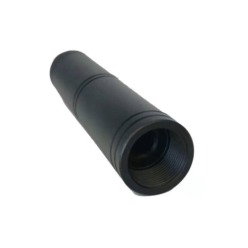  [AUSTRALIA] - Extension Tube For Mic 5/8 Male ,4 inch(Extra-long&thick),Extension Pipe for Wall Mount Mic Stand Used for Various Mounting Devices like Micphone Gooseneck ,Clip,Stand & Black 1Pack
