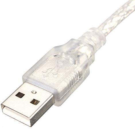  [AUSTRALIA] - BLUEXIN USB 2.0 Male to IEEE 1394 Mini 4Pin Male iLink Firewire DV Adapter Cord Cable Compatible with Sony DV