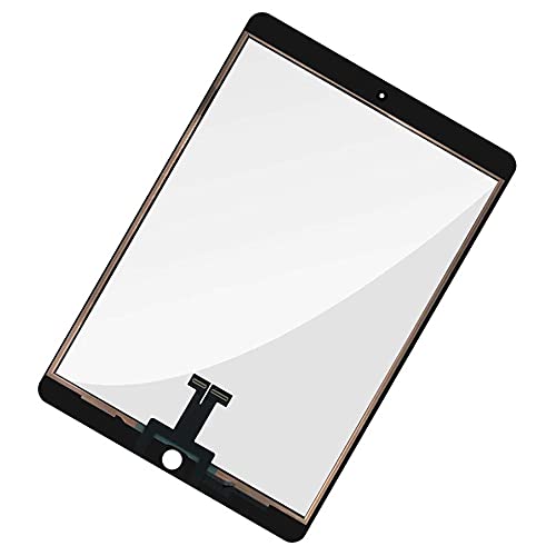  [AUSTRALIA] - Touch Screen Digitizer Replacement for iPad pro 10.5 A1701 1709 Front Glass Panel Assembly(Not LCD) with Pre-Installed Adhesive,Tools Kit,Black Black