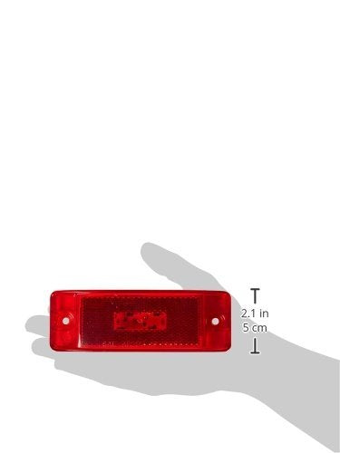  [AUSTRALIA] - Grote G2102 Red Hi Count Turtleback II LED Clearance Marker Light