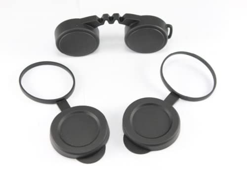  [AUSTRALIA] - 10x42 Rubber Lens Caps for Binoculars + Rainguard,Objective Optics Protection Covers