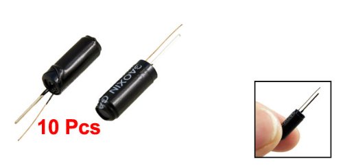 uxcell 10 Pieces Ball Rolling Sensor Vibration Switch 0.6mm Pin Dia SW-18020P - LeoForward Australia