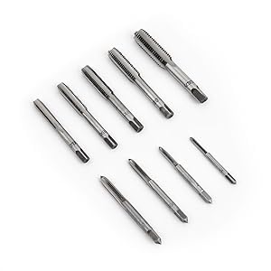  [AUSTRALIA] - Gunpla 20-piece high-quality alloy steel tap and drill set Inch | 6NC32-1/2"NC-13