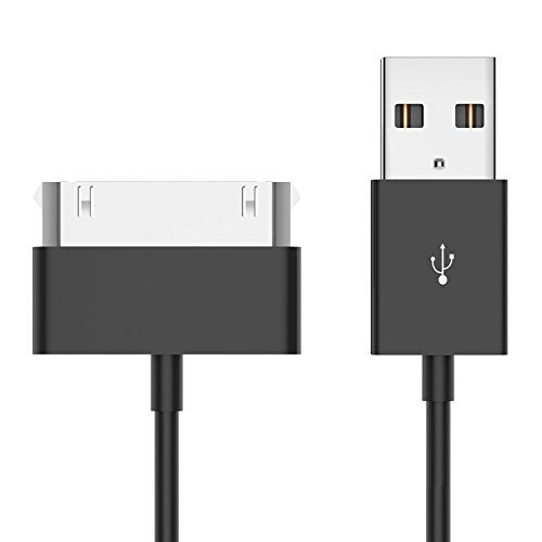  [AUSTRALIA] - Master Cables Replacement 30-Pin USB Data Sync Charging Cable Compatible with iPhone 4/4s,3G/3GS, iPad 1/2/3 and iPod, 1 Metre, Black