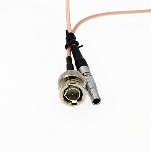  [AUSTRALIA] - Uonecn Timecode Audio Cable 4 pin Male Nor1438 to BNC Plug for Red Epic Scarlet