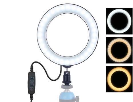  [AUSTRALIA] - MeeA 10 inch LED Ring Light for Selfies,Video Streaming and Photo Shoot