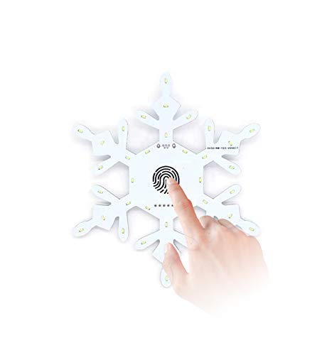  [AUSTRALIA] - Treedix LED Snowflake Christmas Xmas Light Touch Control 11 Flashing Mode Compatible with Arduino UNO Projects（36 Led Lights））